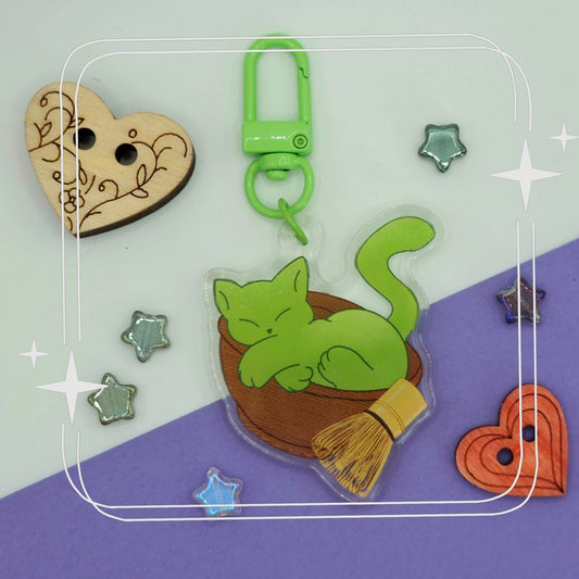 Cat-Cha Keychain