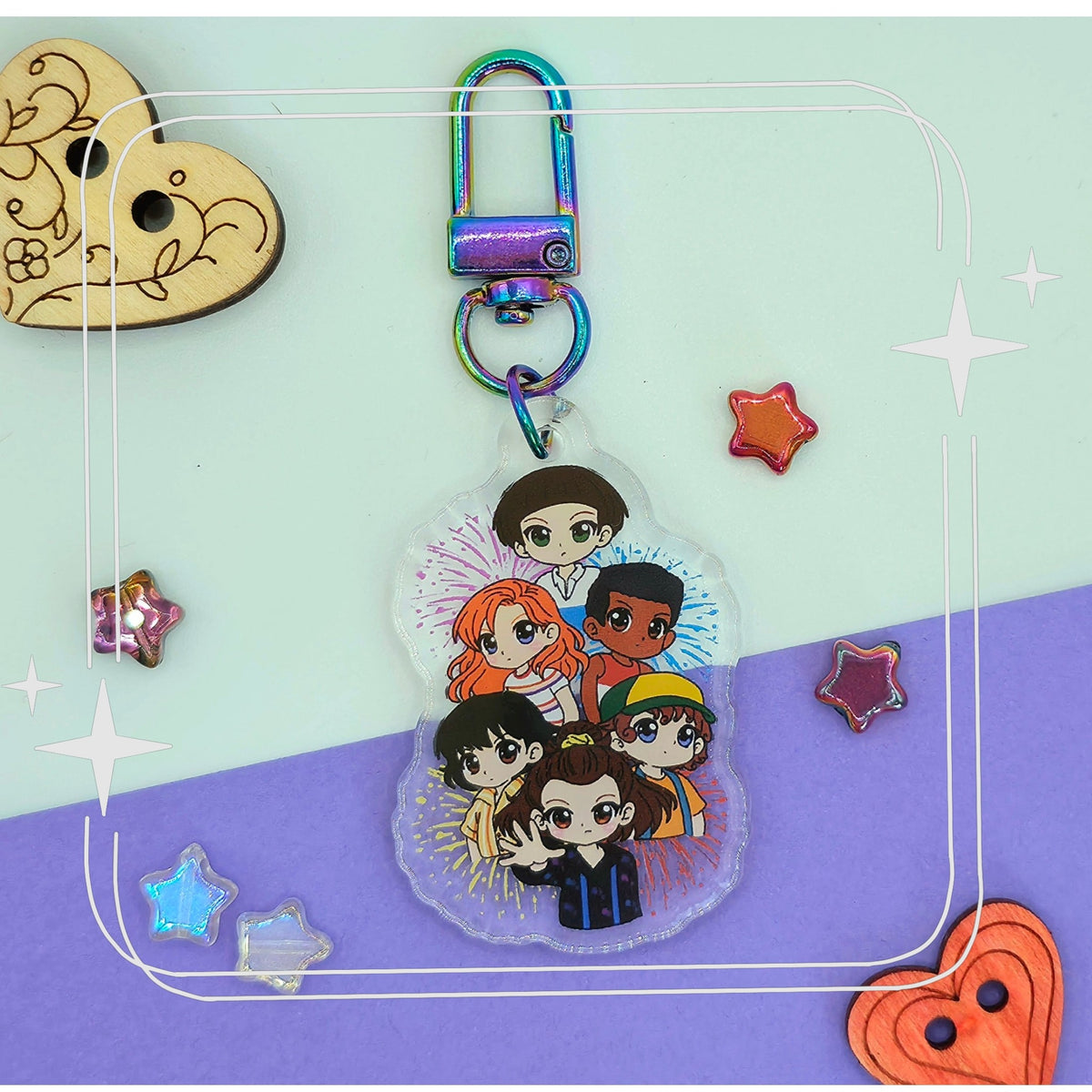 Stranger Kids Keychain