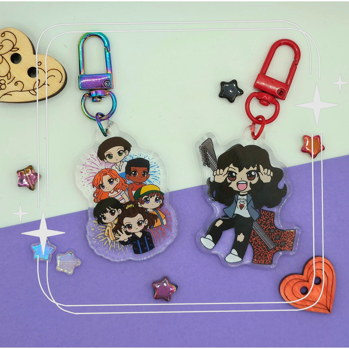 Stranger Kids Keychain