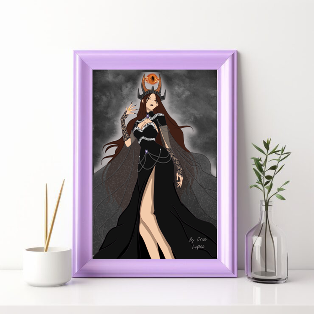 Tower Girl Print
