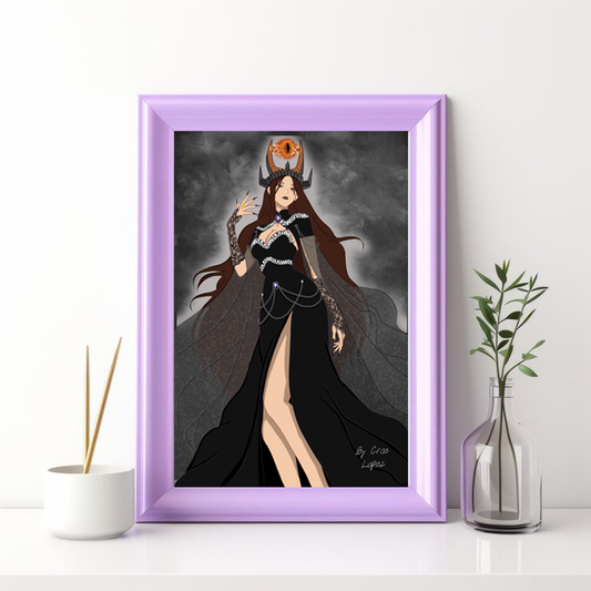 Tower Girl Print