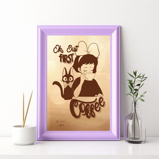 But First Coffee Print