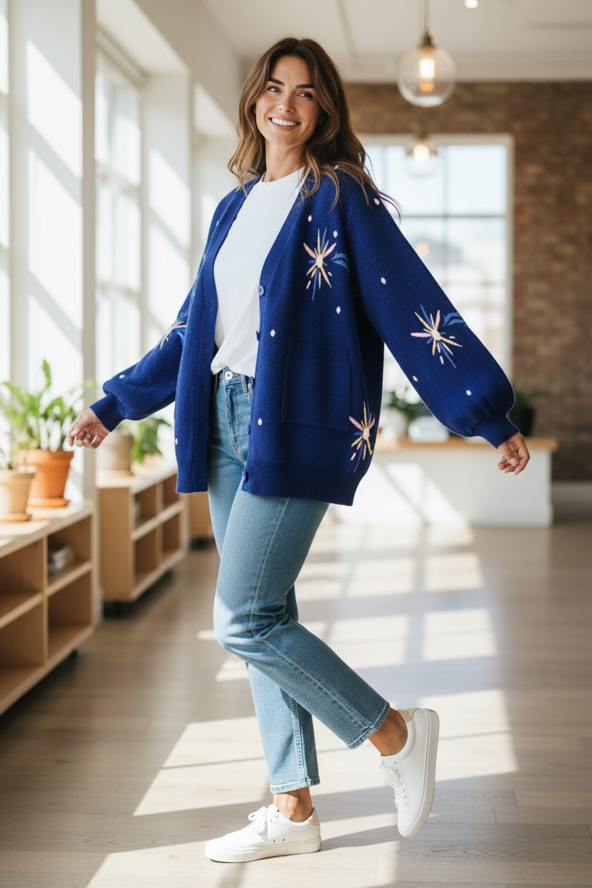 Falling Stars Cardigan